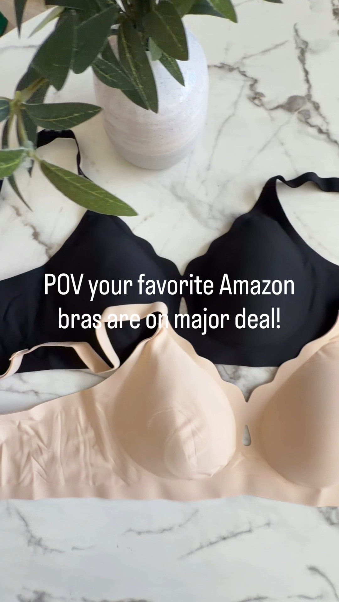 Still shocked these are on major Black Friday deal right now 🤯 My two favorite bras ever, the ones I reach for all the time, are now marked down on Amazon and I had to share!

They’re seamless, wireless, crazy comfortable and somehow still give the most unreal lift + support. If you’ve been waiting to upgrade your basics… this is your sign. Snag them while they’re on deal because they always go fast!

Sizing + details are all in LTK, and comment SHOP for the links 💗

Follow @styledinasnap_ for more everyday affordable finds!

What’s one wardrobe basic you ALWAYS rebuy every year?

#Amazon #AmazonFashion #AmazonFinds #AmazonDeals #BlackFridayDeals #AffordableStyle #EverydayBasics #WardrobeEssentials #FashionReels #FindsUnder50

#LTKCyberWeek #LTKmomlife #LTKGiftGuide