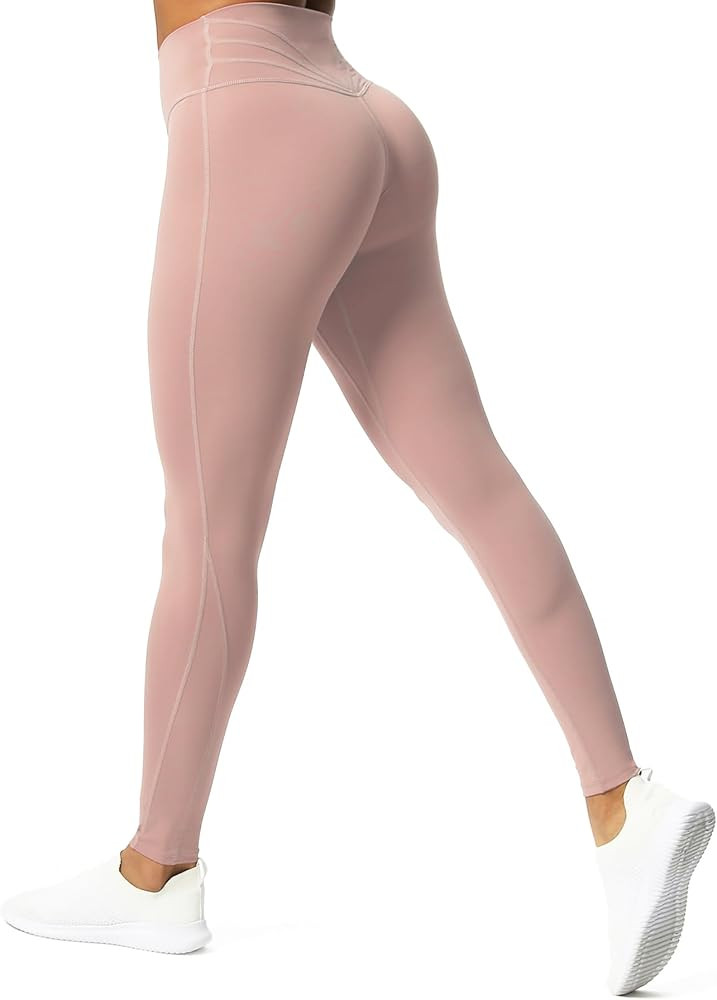 Aoxjox High Waisted Workout Leggings for Women Trinity Yoga Pants 26.5" | Amazon (US)