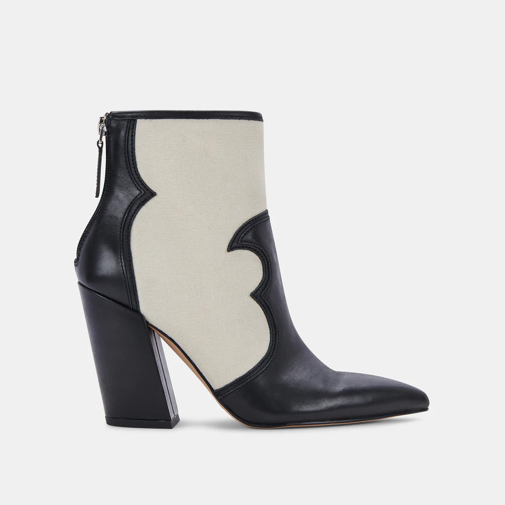 NORAYA BOOTIES BLACK MULTI LEATHER | DolceVita.com