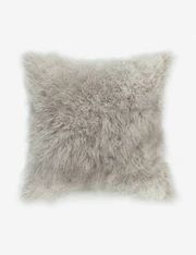 Madison Cashmere Fur Pillow | Lulu and Georgia 