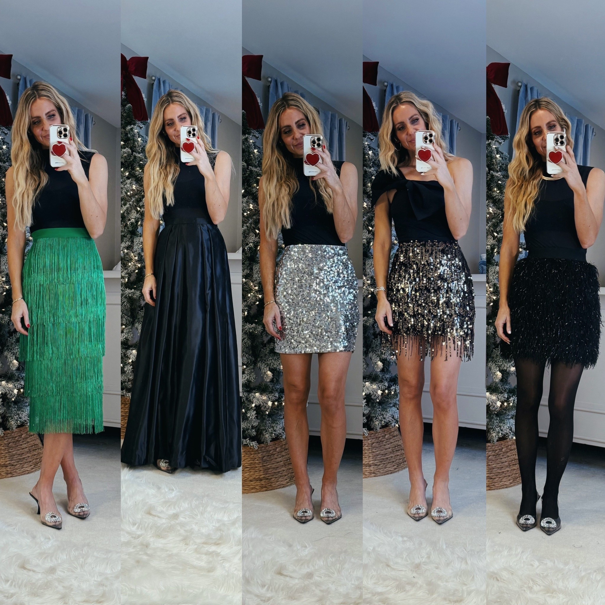 Mostly Amazon, but looks anthropology New Year’s Eve party skirts last-minute holiday skirts other colors available  

Follow my LTK @Pavonamarie on the @shop.LTK app to view this post and get my exclusive app-only content!

#liketkit #LTKHoliday #LTKOver40 #LTKSeasonal
@shop.ltk
https://liketk.it/5HHbW

#LTKMidsize #LTKOver40 #LTKTall