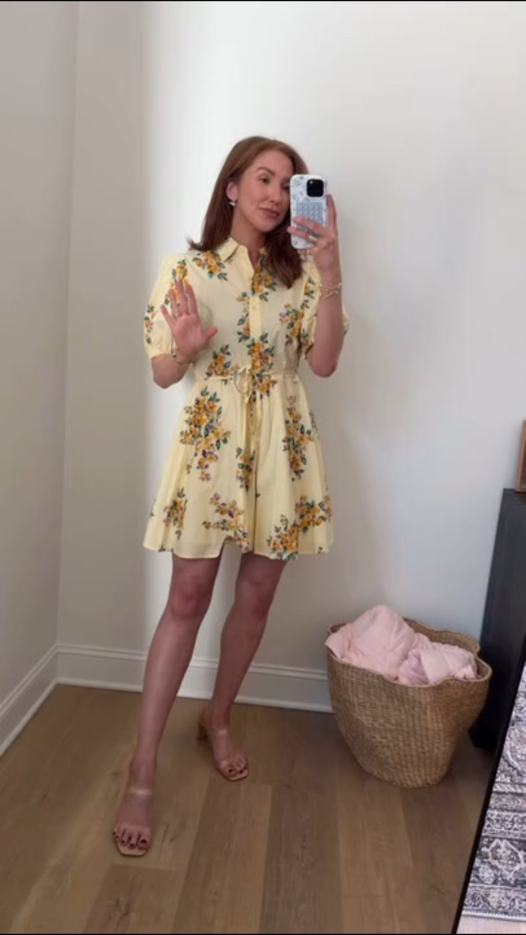 Target spring dress. I'm obsessed with this yellow color and floral print. Add a nude heel to complete the look. 

#LTKdayinmylife #LTKgrwm #LTKSeasonal