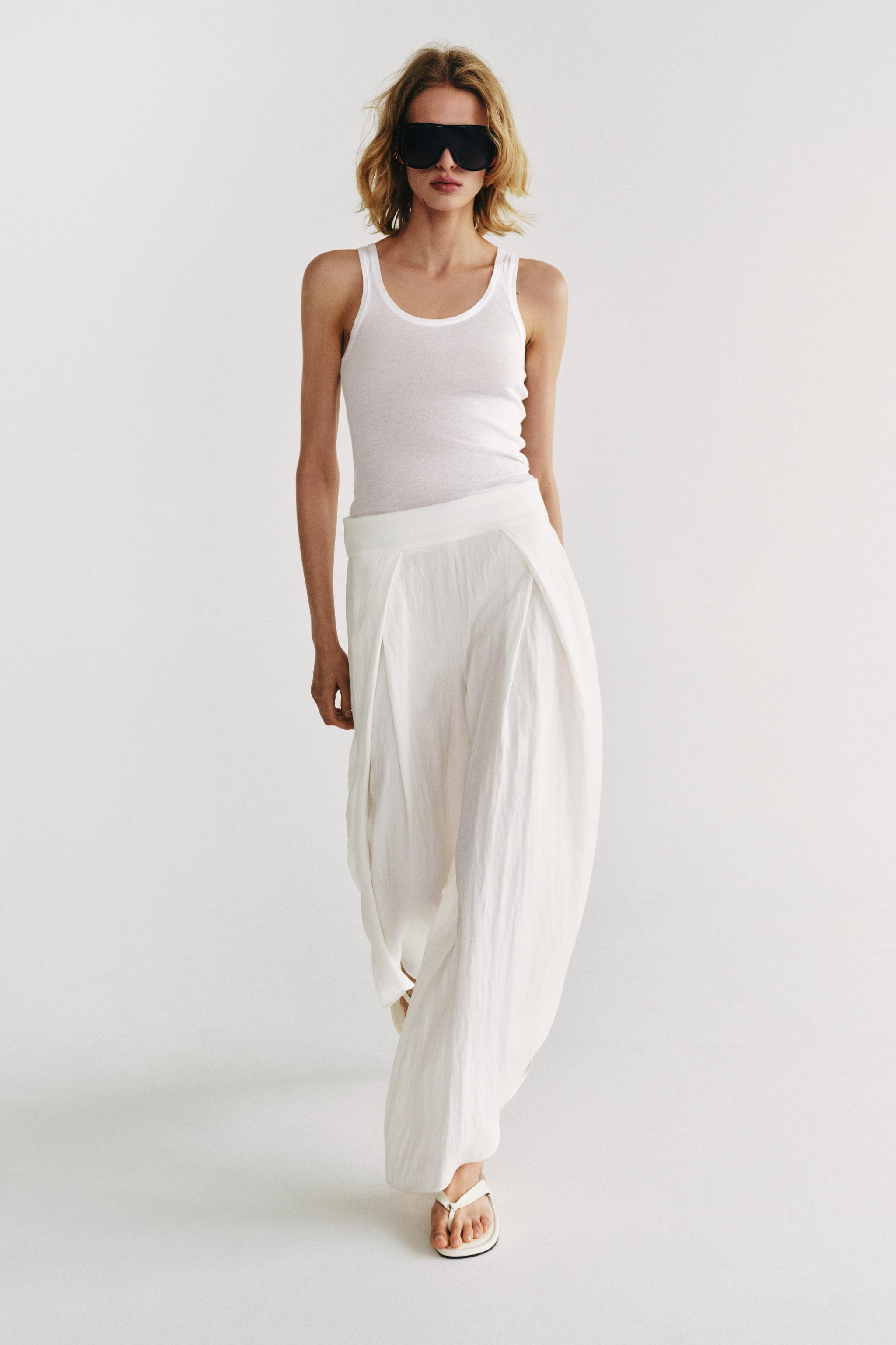 ZW COLLECTION VENTED PANTS | Zara US