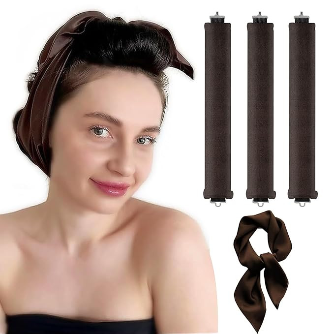 Heatless Hair Curler, Heatless Curls Overnight Hair Curlers to Sleep in No Heat Hair Curler Curli... | Amazon (US)