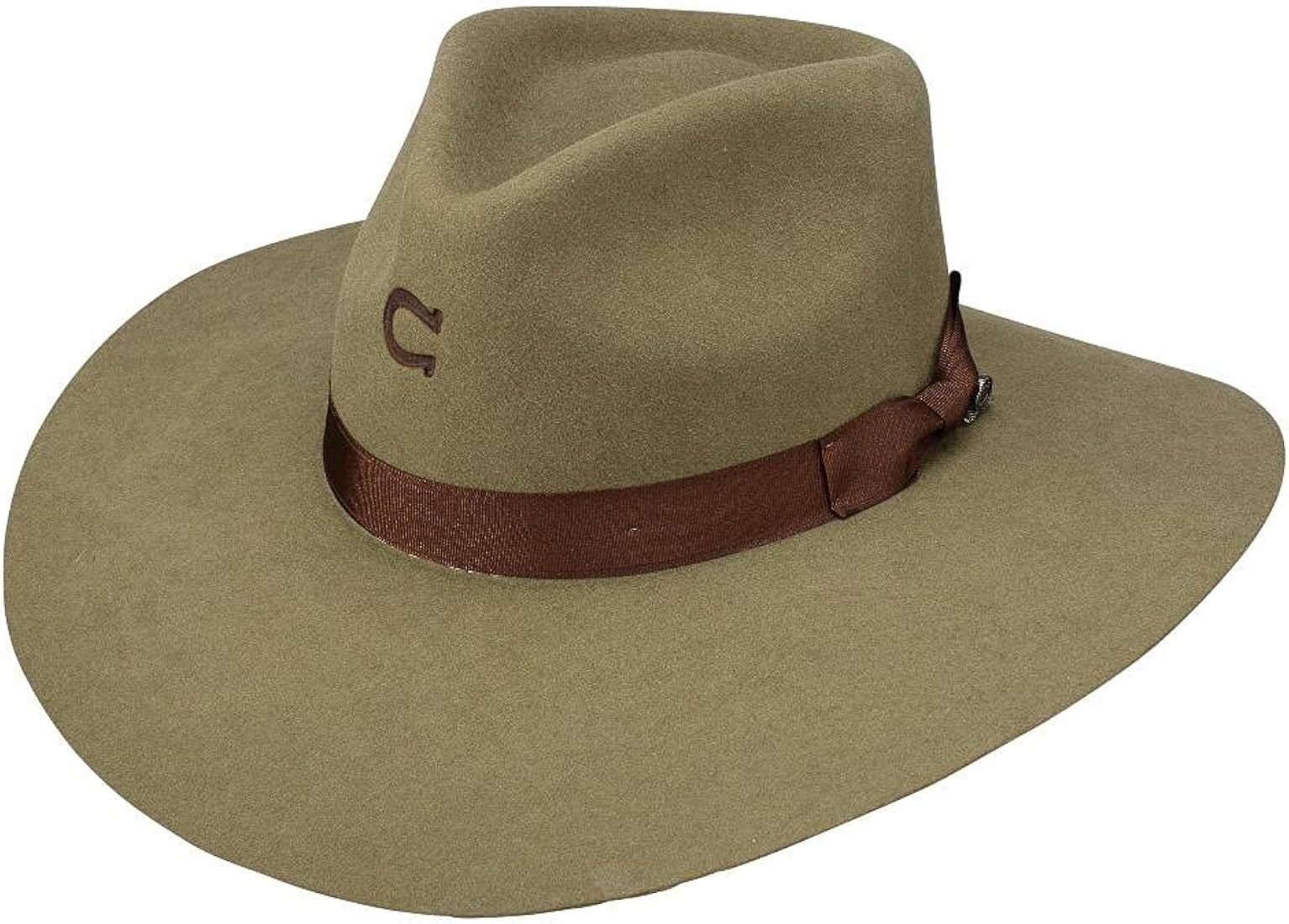 Charlie 1 Horse Hats Womens Highway Drab 3 3/4 Brim Fashion hat M Olive | Amazon (US)