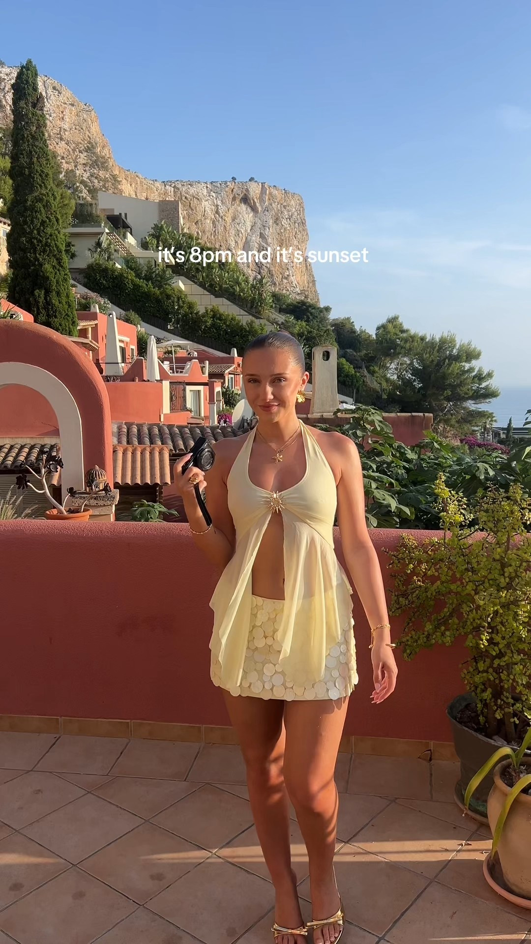 the best butter yellow euro summer outfit sequin skirt yellow top 

#LTKuk #LTKeurope #LTKsummer