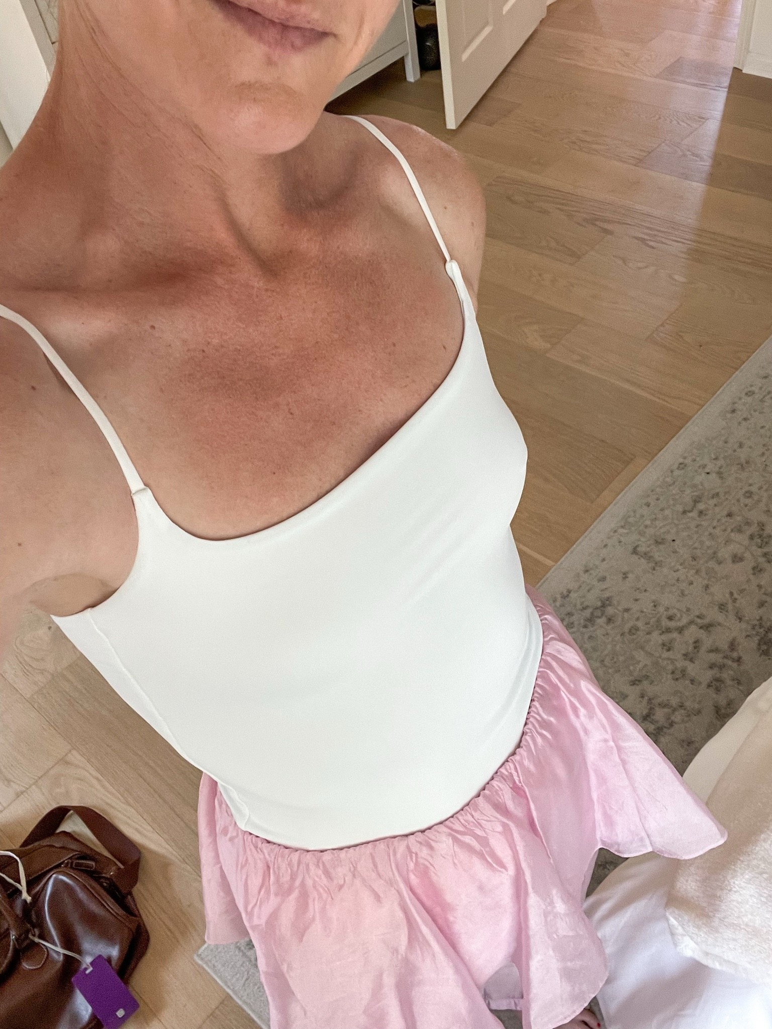 My perfect white tank. Obsessed with the square neckline and the contour jersey fabric. Comes in a bunch of colors, too.
Fits TTS, wearing a small and it’s under $50.

#LTKootd #LTKmomlife #LTKSeasonal