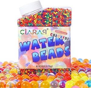 Water Beads (50000 pcs) Rainbow Mix Jelly Water Gel Beads Growing Balls for Kid Tactile Sensory T... | Amazon (US)
