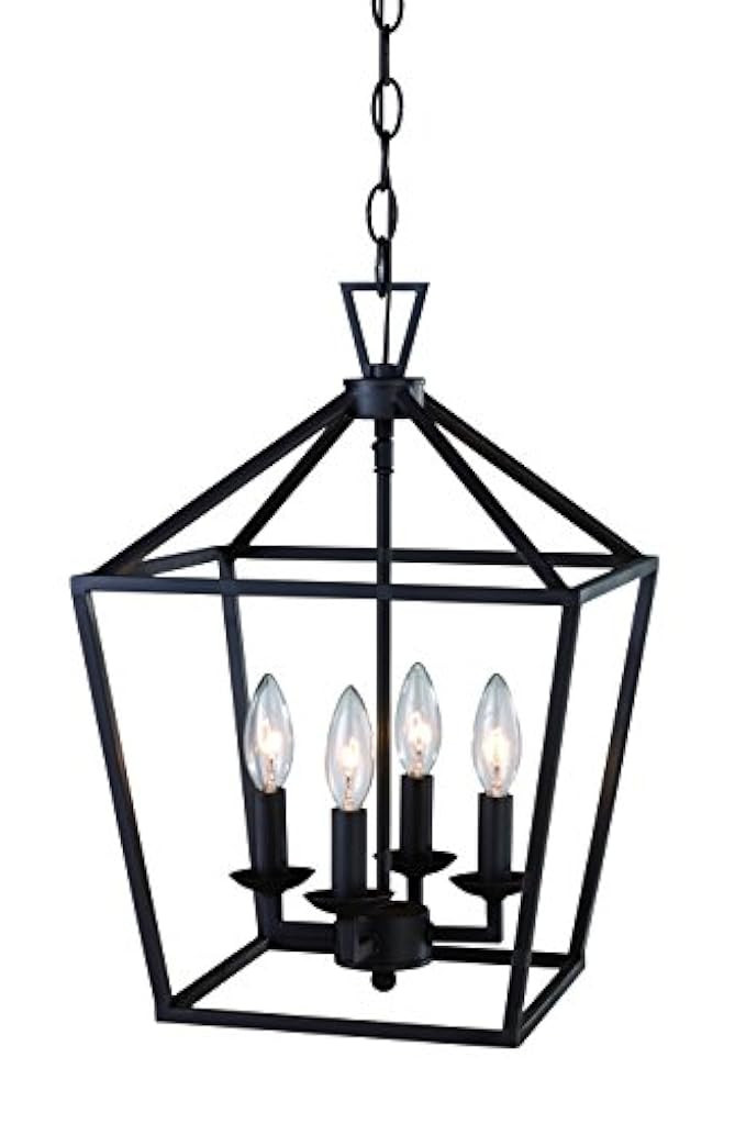 Trans Globe Lighting 10264 ROB Indoor Lacey 12" Pendant, Rubbed Oil Bronze | Amazon (US)