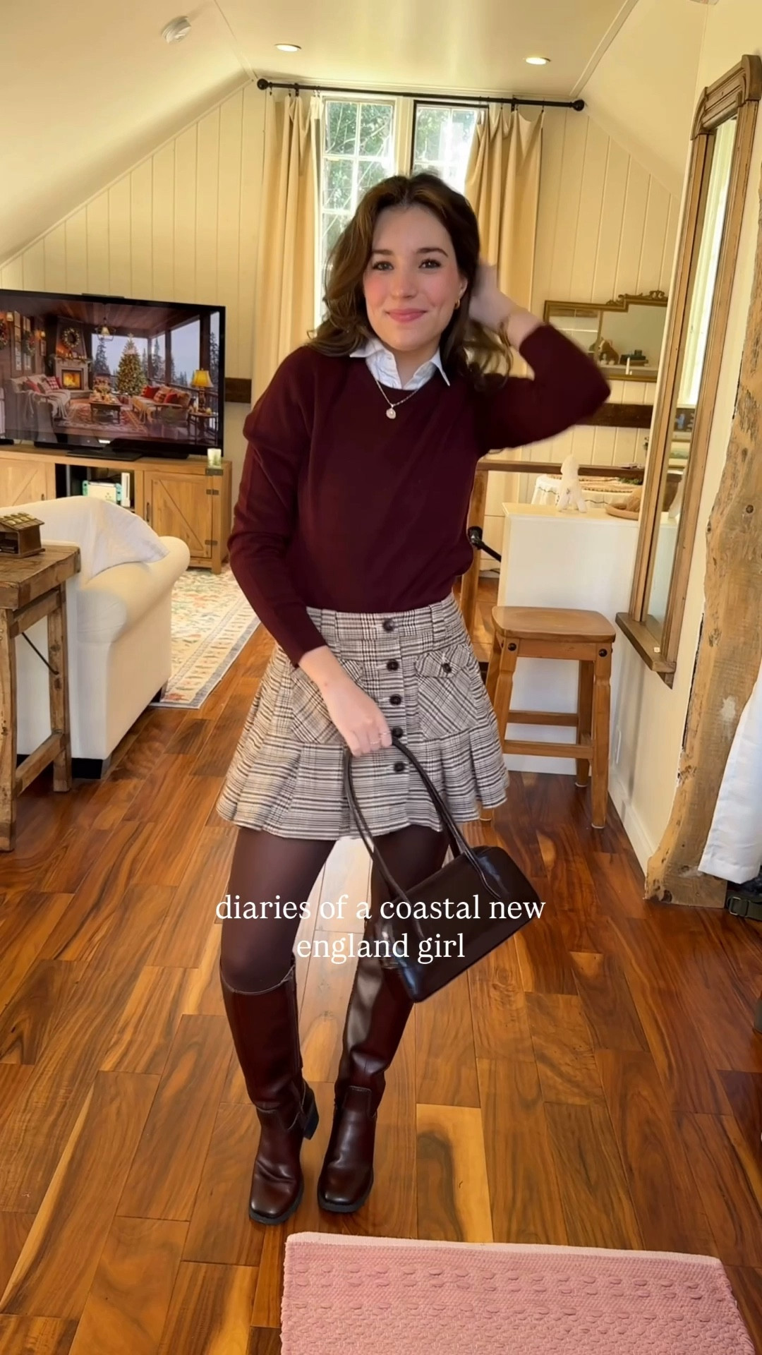 Classic preppy winter outfit! 🤍

#LTKCyberWeek #LTKgrwm #LTKHoliday