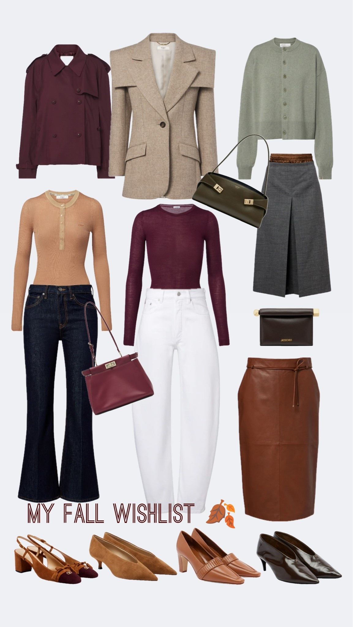 My fall wishlist 🍂 Full of rich colors, beautiful textures, and interesting designs that make every outfit feel a little more special. Everything from #Mytheresa / AD

#LTKSeasonal #LTKOver40 #LTKWorkwear
