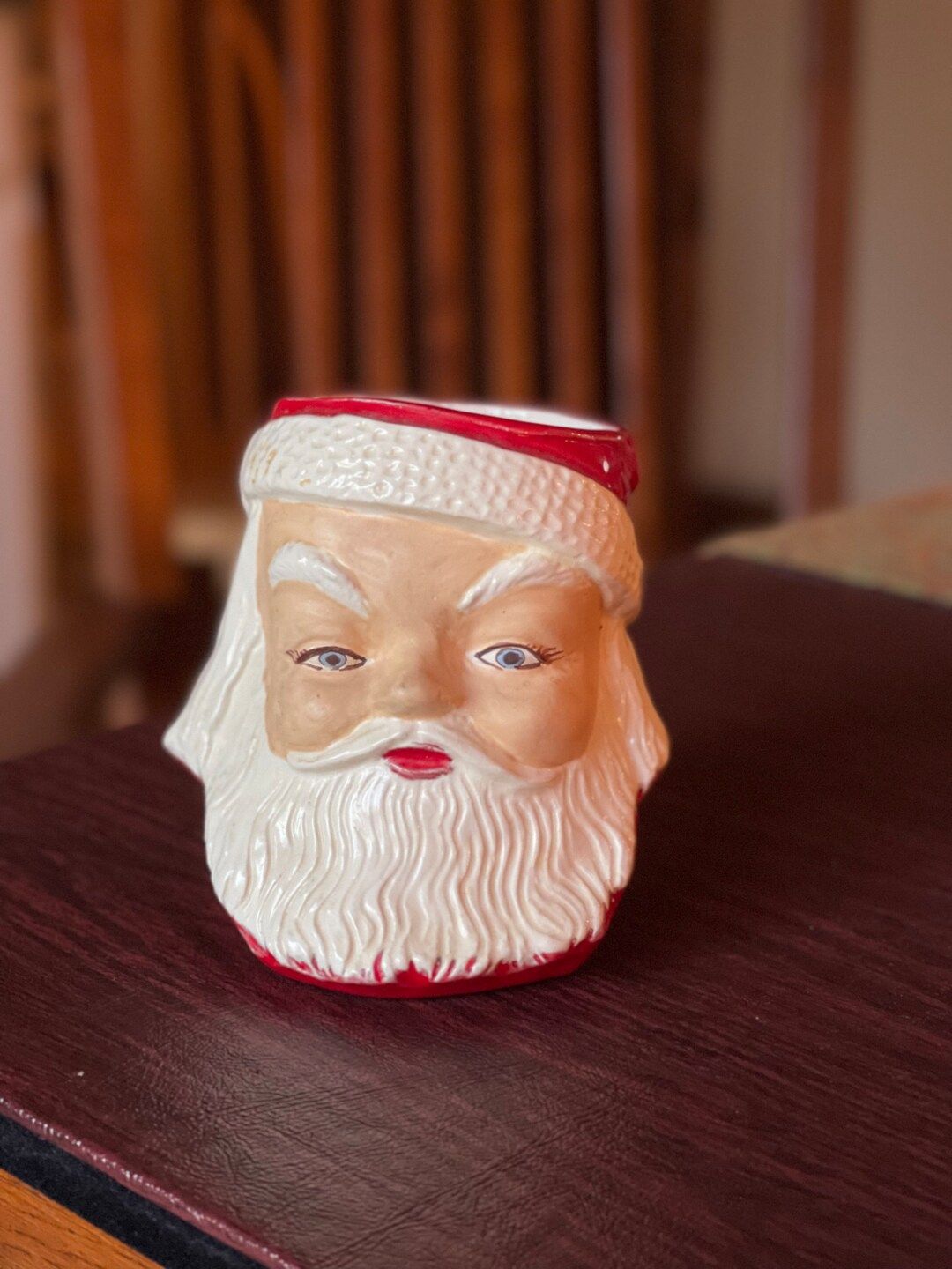 Vintage Santa Mug  - Unknown Maker, Great detail | Etsy (US)