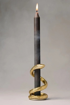 Adelle Snake Taper Candle Holder | Anthropologie (US)
