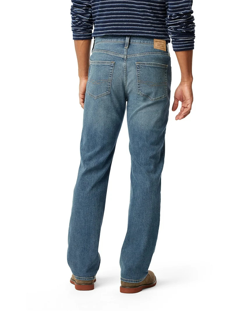 Levi Strauss Signature Men's Straight Flexible Waistband Jeans | Walmart (US)