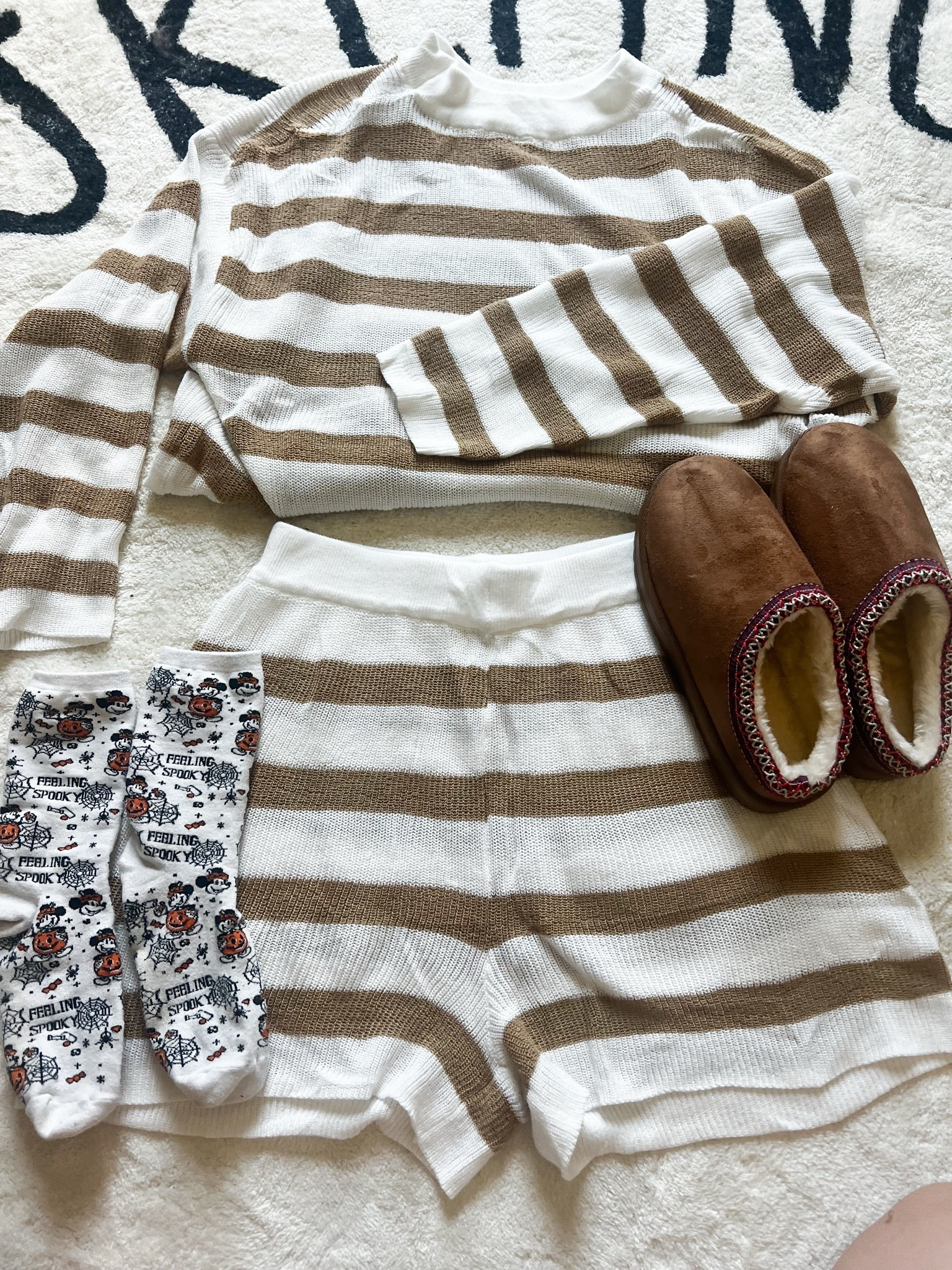 Matching lounge set from Amazon prime! 
Loungewear, fall loungewear, casual fall outfit, fall ootd, fall travel outfit, pajamas, lounge set, striped loungewear, cozy fashion, fall outfit ideas, Amazon fashion, Amazon fall style, mom fashion, postpartum outfit

#LTKBump #LTKTravel #LTKootd