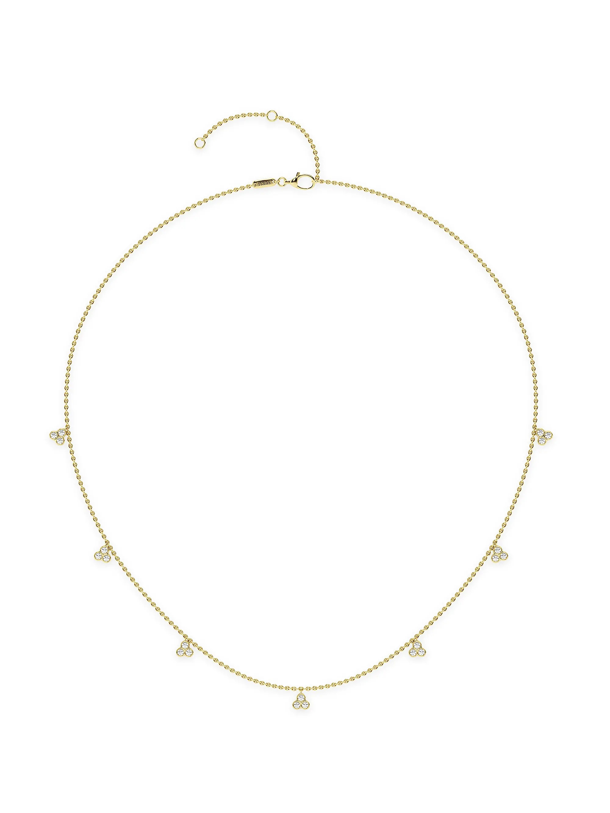 Shop näas Romancing 14K Yellow Gold &amp; 0.63 TCW Lab-Grown Diamond Necklace | Saks Fifth Avenu... | Saks Fifth Avenue