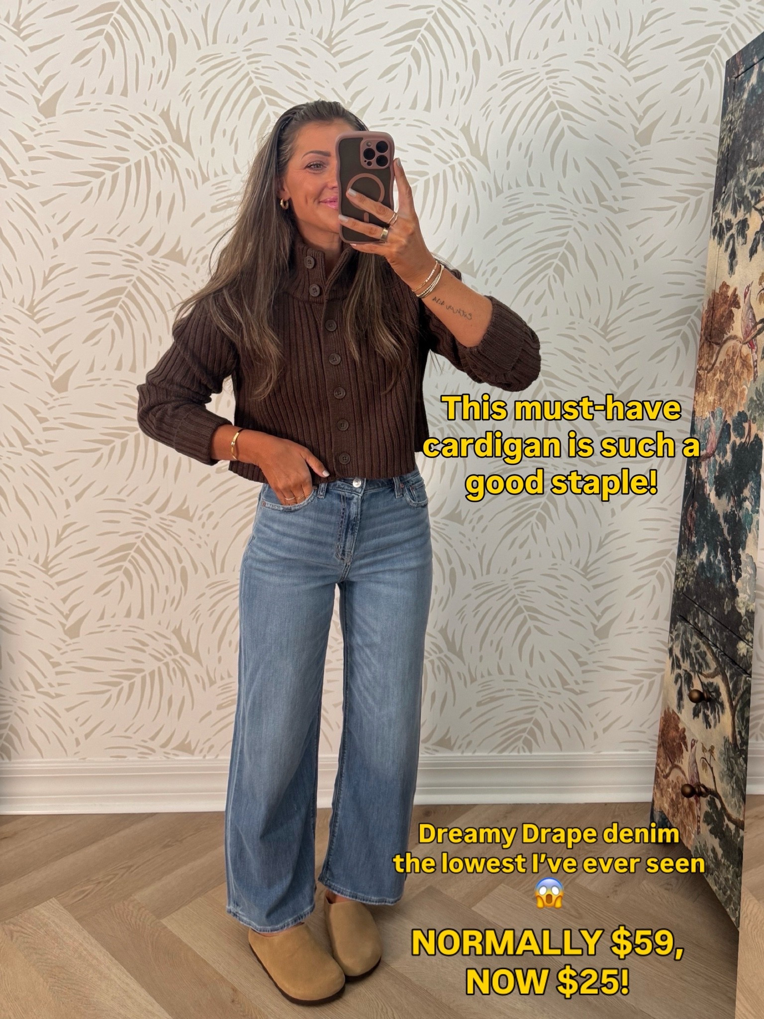 Last day to save extra $$! Code AEFALL30 at checkout! Size XS cardigan. 0/25 SHORT jeans