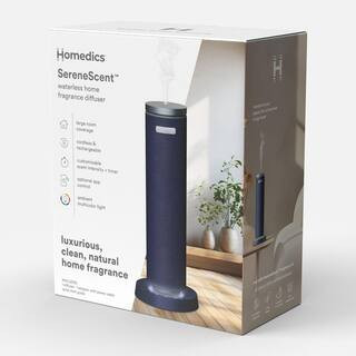 Rechargeable Waterless Diffuser Cordless Aromatherapy, Adjustable Mist, Timer, Calming Lights Future Dusk | The Home Depot