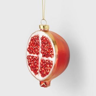 4" Glass Pomegranate Christmas Tree Ornament - Wondershop™ | Target
