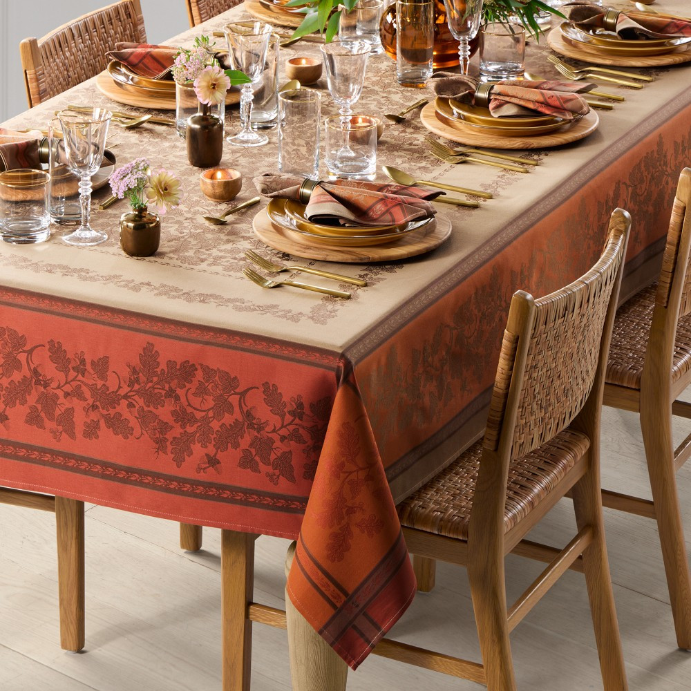 Foliage Jacquard Tablecloth | Williams-Sonoma