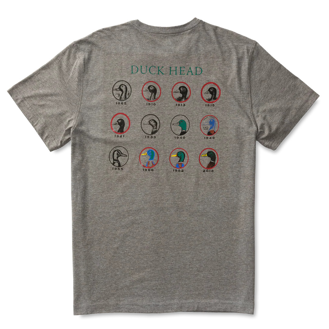 Logo Timeline Short Sleeve T-Shirt | Duck Head Apparel
