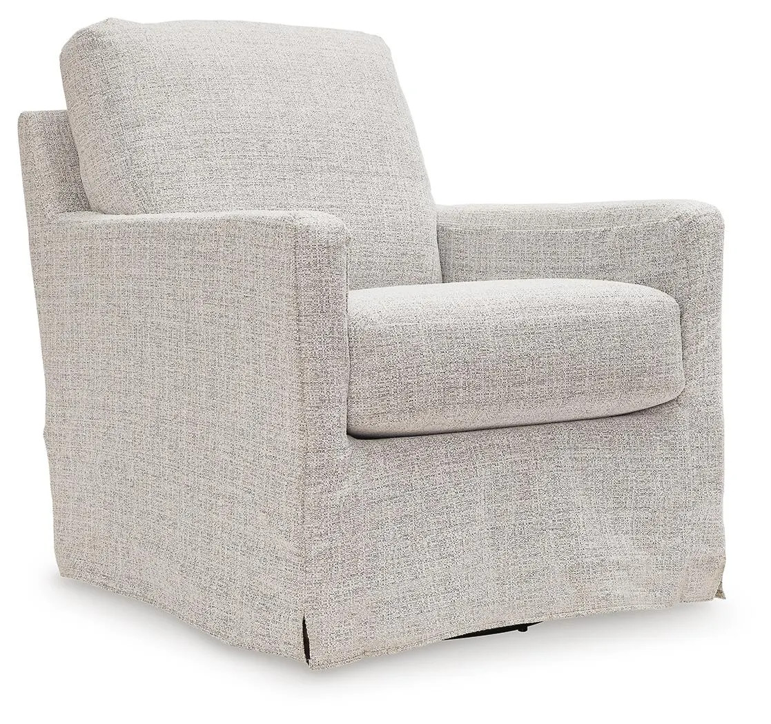 Nenana Next-Gen Nuvella™ Performance Fabric Swivel Glider Accent Chair | Ashley