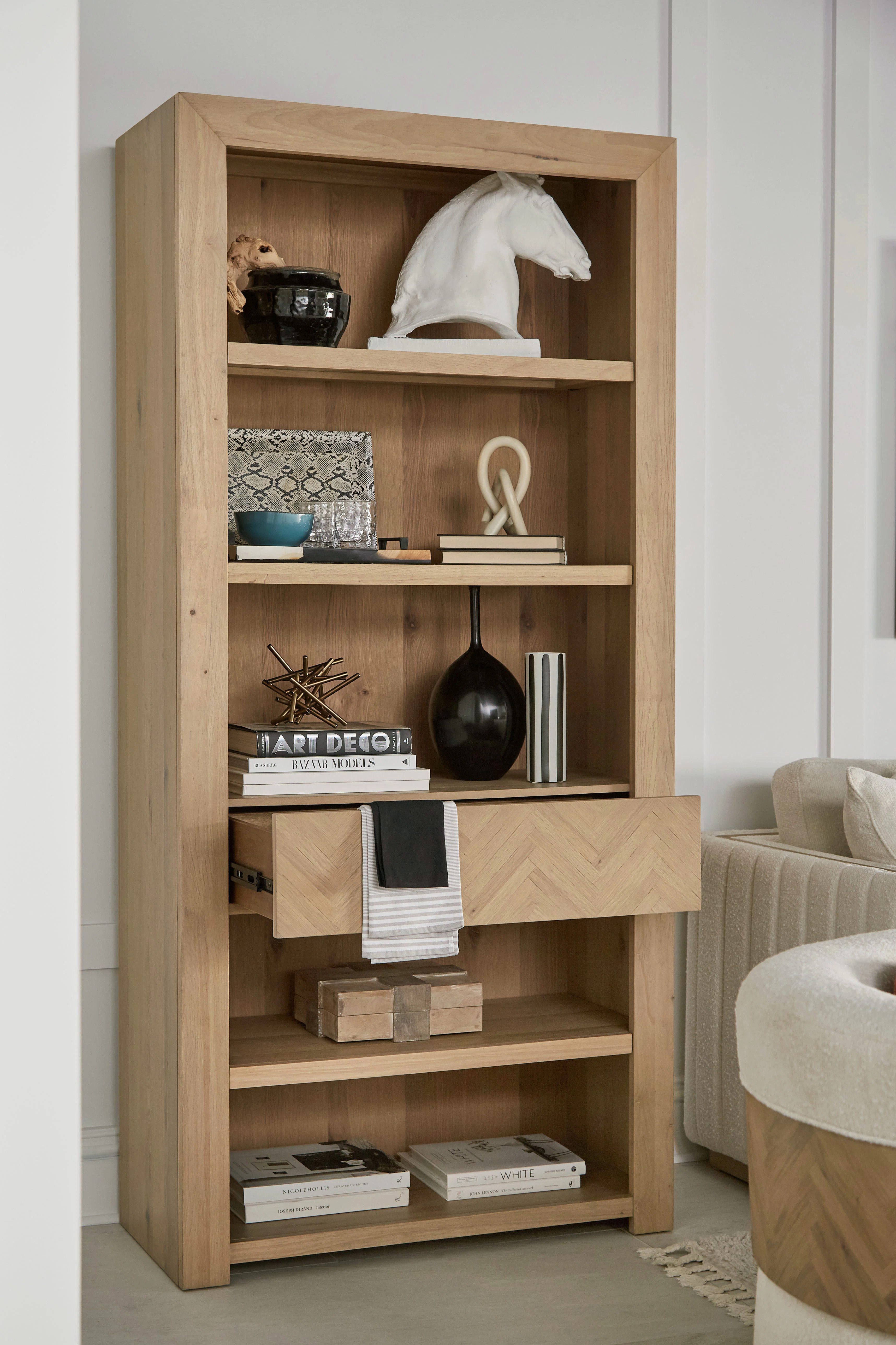 Garrison 86" H x 40" W Solid Wood Standard Bookcase | Wayfair North America