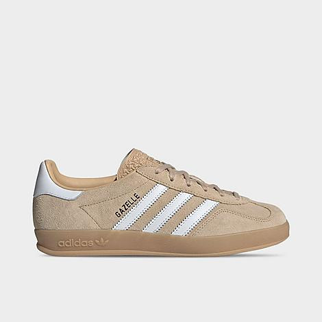 Adidas Women's Originals Gazelle Indoor Casual Shoes in Beige/Magic Beige Size 5.5 Suede | Finish Line (US)