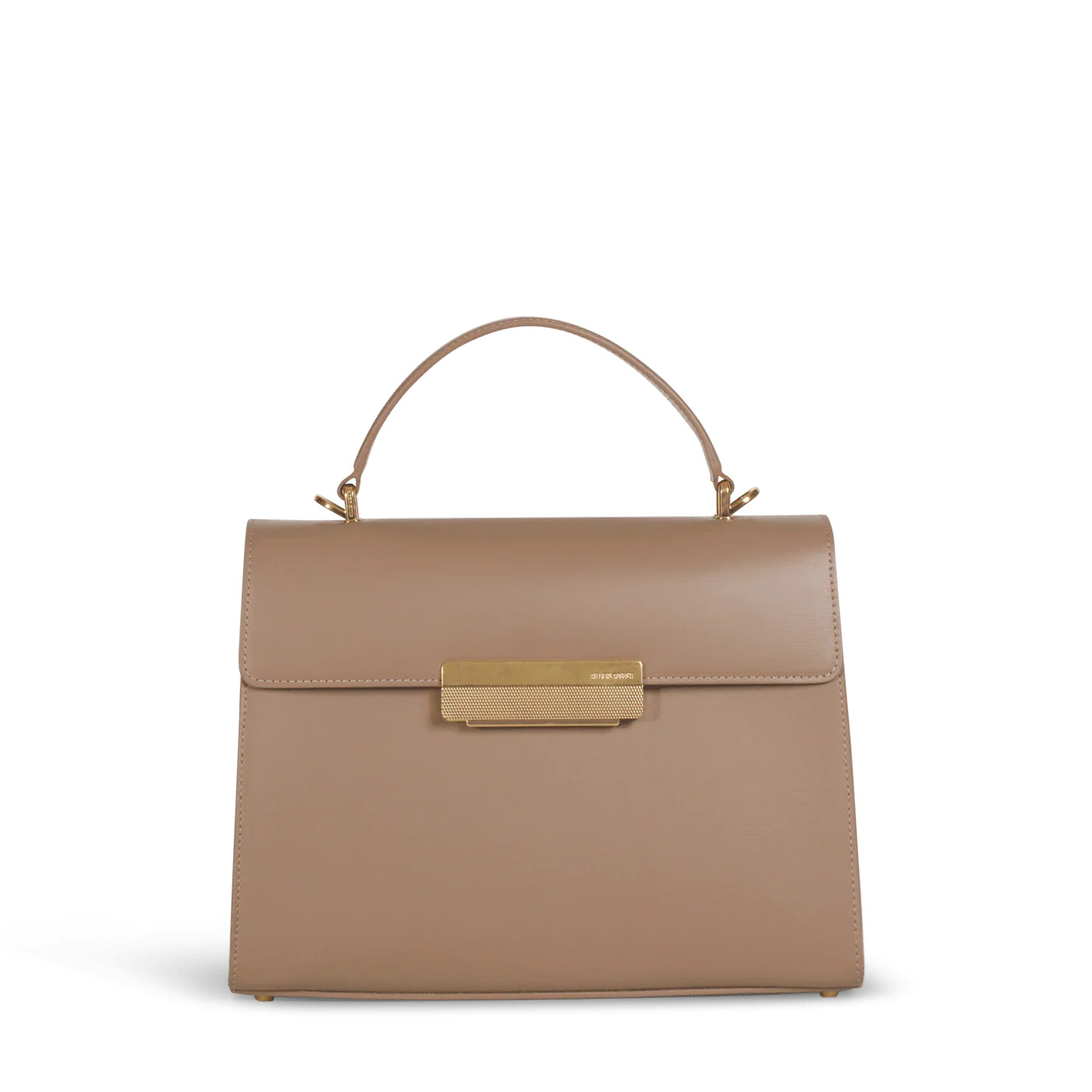 Capucine Gold Edition - Taupe Box Leather | ATELIERS AUGUSTE