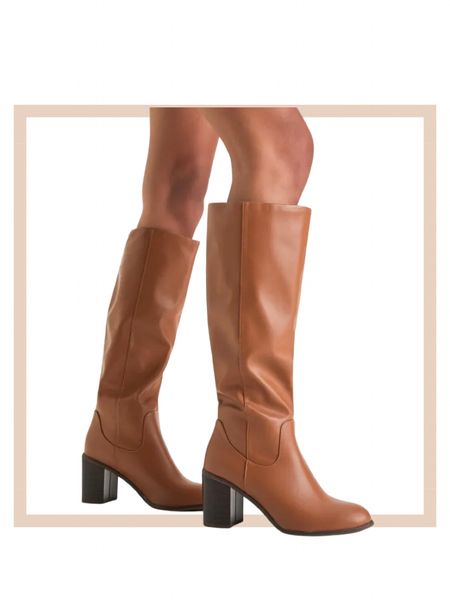 Cognac vegan leather knee high boots

#LTKfindsunder100 #LTKstyletip #LTKfindsunder50