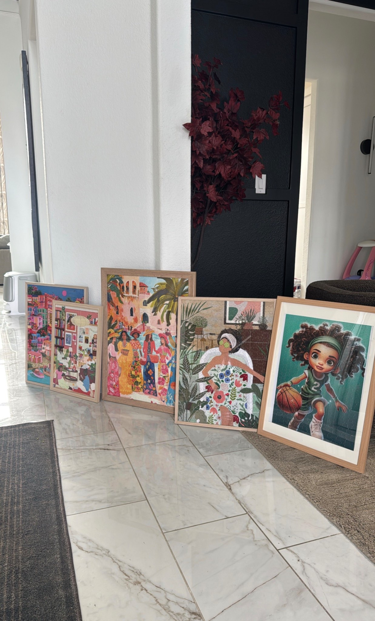 Framed all of the finished puzzles we’ve worked on and obsessed with it! Perfect craft for friends and family!

#LTKHome #LTKselfcare