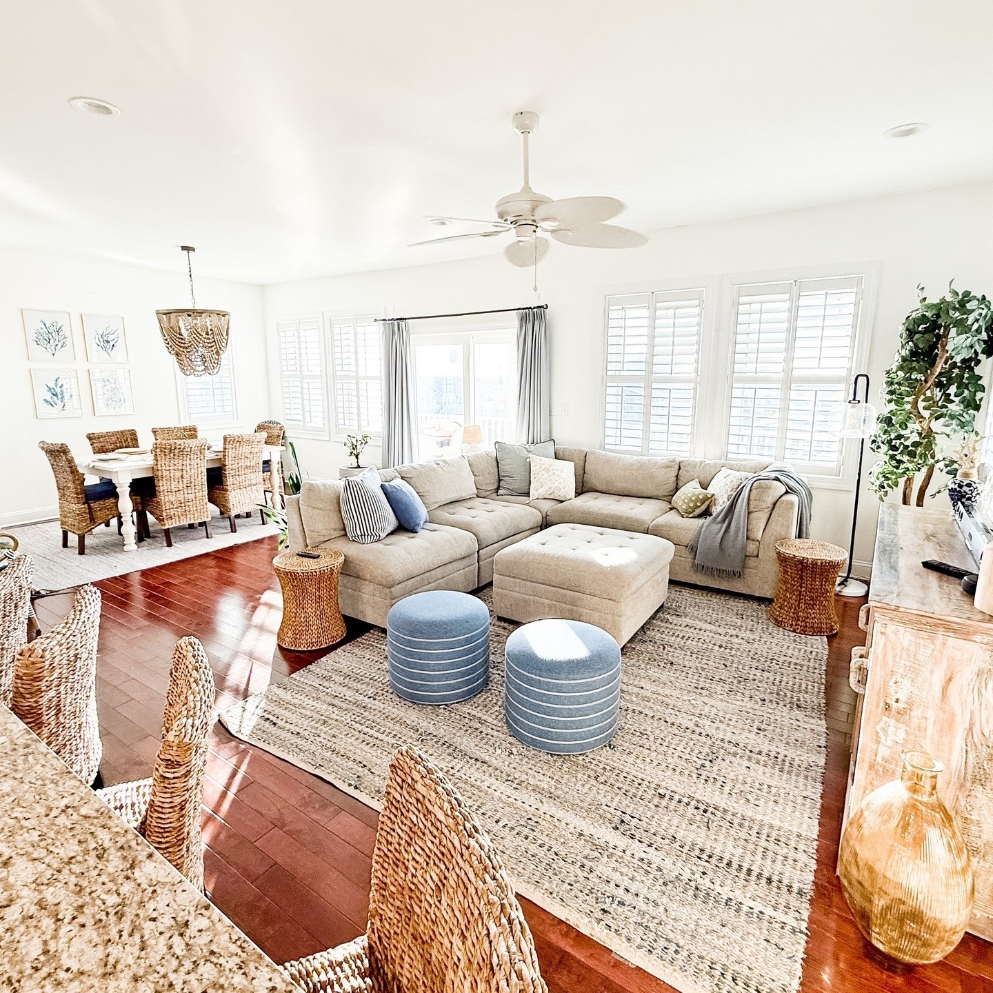 ✨ Modern Elegance Meets Coastal Charm ✨

Step into serenity with this interior design project in our Luxury by the Sea rental property. From the soft neutral palette to the layered textures and curated accents, every detail whispers luxury and warmth. Every top-notch design is bound to have some key elements to make the vision: maximized natural light, drapery, greenery, clean lines, warm & eye-level lighting (not to be confused with overhead lighting!), a balance of warm and cool fabrics and colors, mostly neutral tones with pops of coordinated, but not matching, color, and functional, but maybe more importantly, furniture with interest and beautiful lines.

#InteriorDesign #LuxuryLiving #HomeGoals #TopNotchInNC #DesignInspo #NeutralPalette #ModernClassic #coastaldesign

#LTKHome