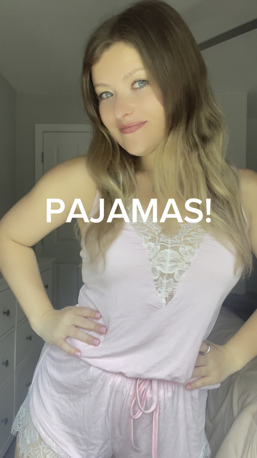 Cute pjs from Amazon! Currently on sale too! Im 5ft, size 6, wearing a small:) #gifted

#LTKsalealert #LTKVideo #LTKstyletip