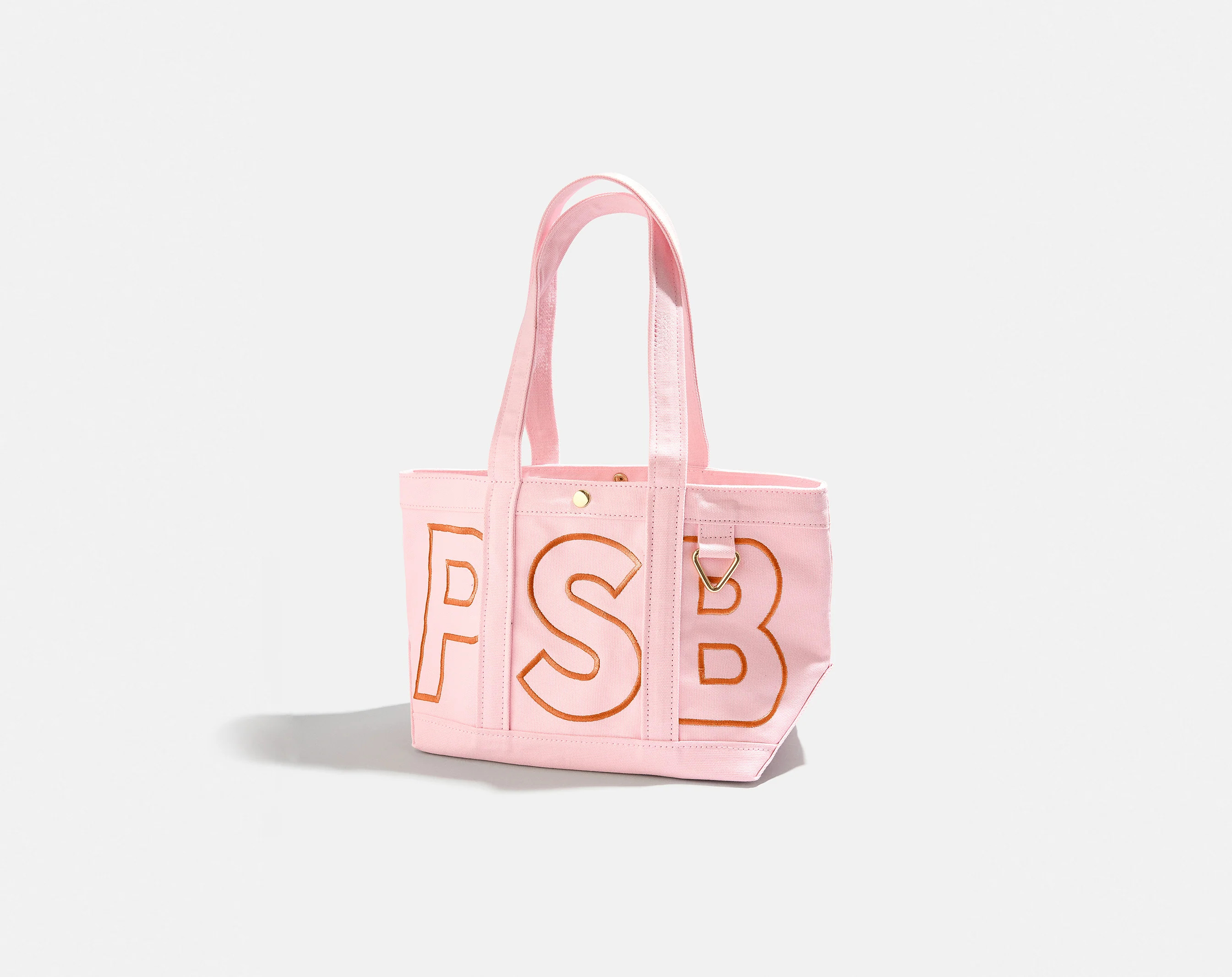Solid Custom Alpha Tote - Soft Pink | BaubleBar