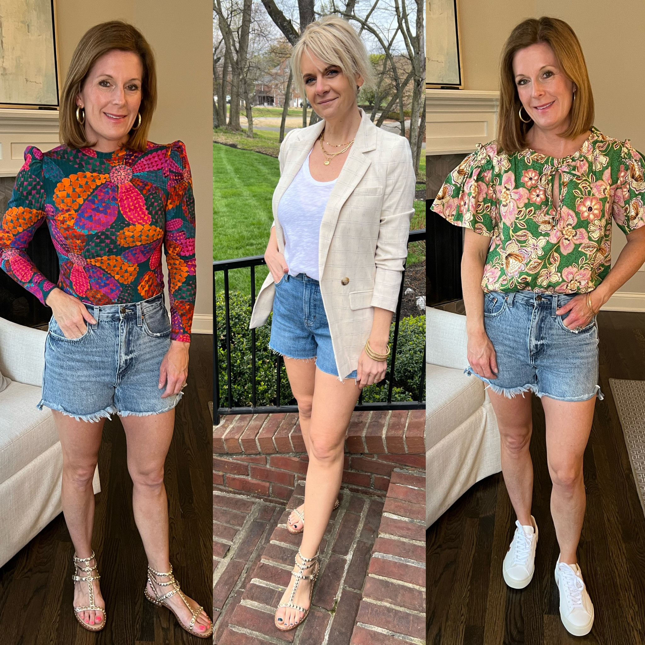 Three ways to style your denim shorts!

#LTKSeasonal #LTKstyletip #LTKtravel