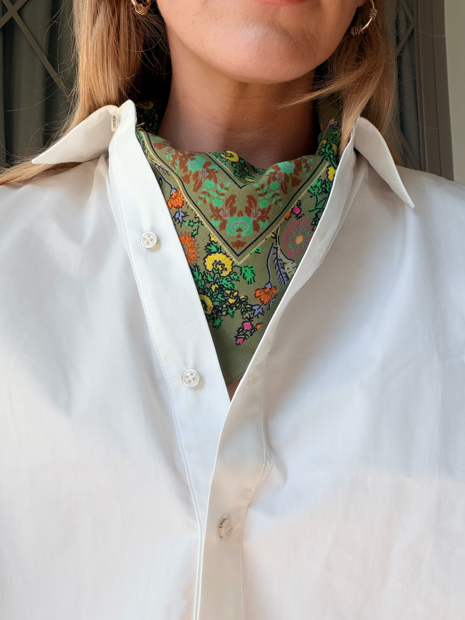 How are yall styling your scarves these days? I found the cutest scarf on Amazon and paired it with my Favorite Daughter button down blouse! Loving this pop of color

#ScarfStyling #TheSouthernSource #AmazonFinds #FavoriteDaughter 

 #LTKdayinmylife #LTKgrwm #LTKstorytime