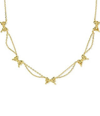 Kendra Scott Bow Strand Collar Necklace - Gold | Dillard's