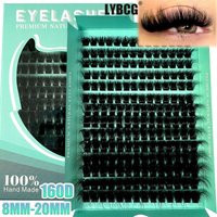 160D 8-20mm 5D Fluffy Thick Soft Individual DIY Clusters Eyelash Extension D Curl 280pcs Natural Segmented Eyelash Makeup Tools | AliExpress (US)