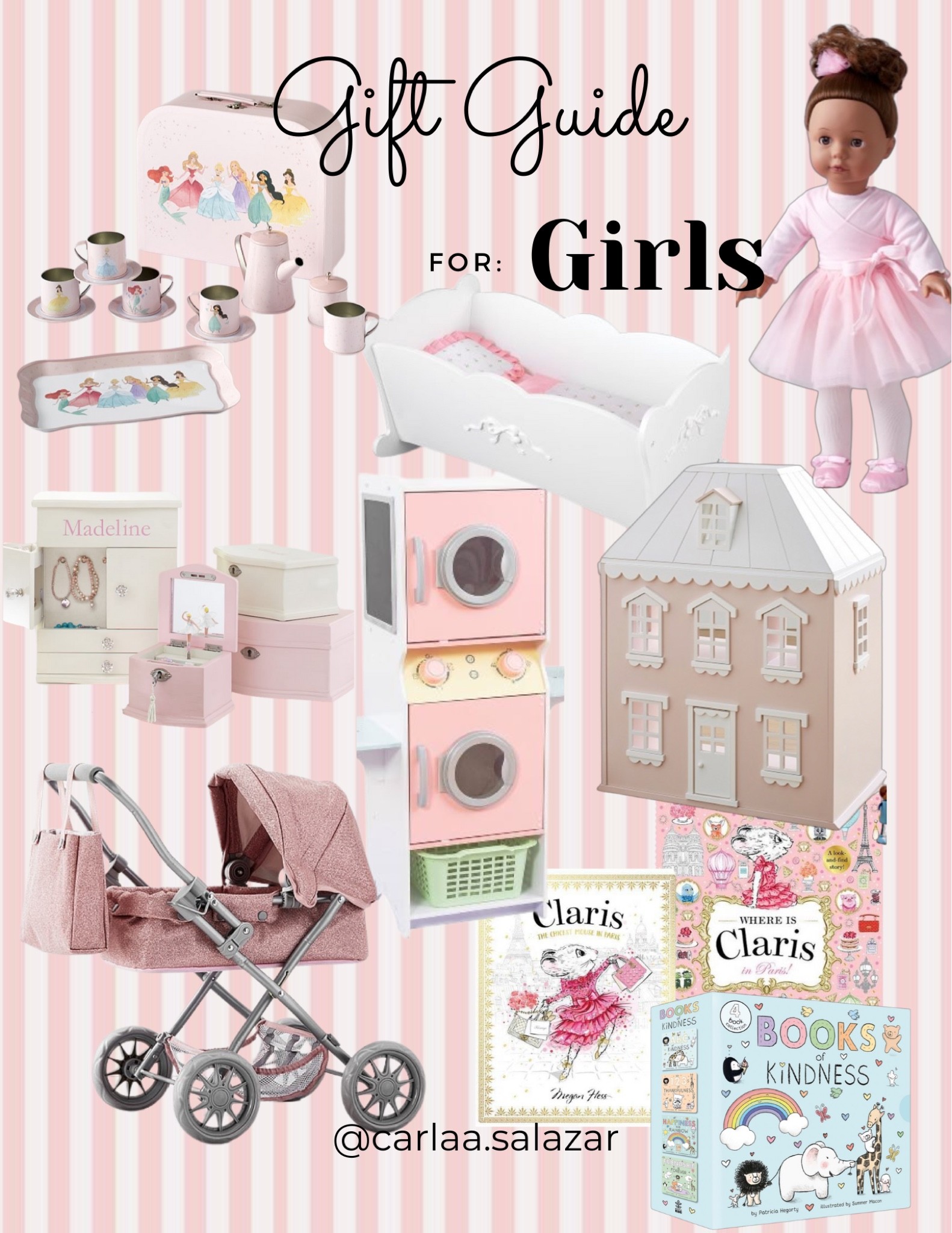 Gift guide for girls, kids gifts, holiday gifts, doll house, mini me, pretend play, playground, book for kids, tea set, ballerina

#LTKHoliday #LTKSeasonal #LTKkids