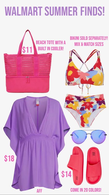 These Walmart summer finds are so cute, and most are under $20! ///////////
swimsuit cover under $20, swim cover under $20, swim coverup, floral bikini, floral swimsuit, flower bikini, flower swimsuit, plus size swimsuit, plus size bikini, walmart finds under $20, walmart slides, walmart sandals, slides under $20, sandals under $20, slides under $15, sandals under $15, beach tote under $20, beach bag under $20, beach cooler, cooler under $20, mirror sunglasses, sunglasses under $100, sunglasses under $20, pool bag with cooler, pool tote under $20, beach bag under $15, beach tote under $15, beach vacation summer vacation, summer trip, beach must haves, beach accessories, aviator sunglasses, summer outfit, summer look 

#LTKswim #LTKtravel #LTKfamily