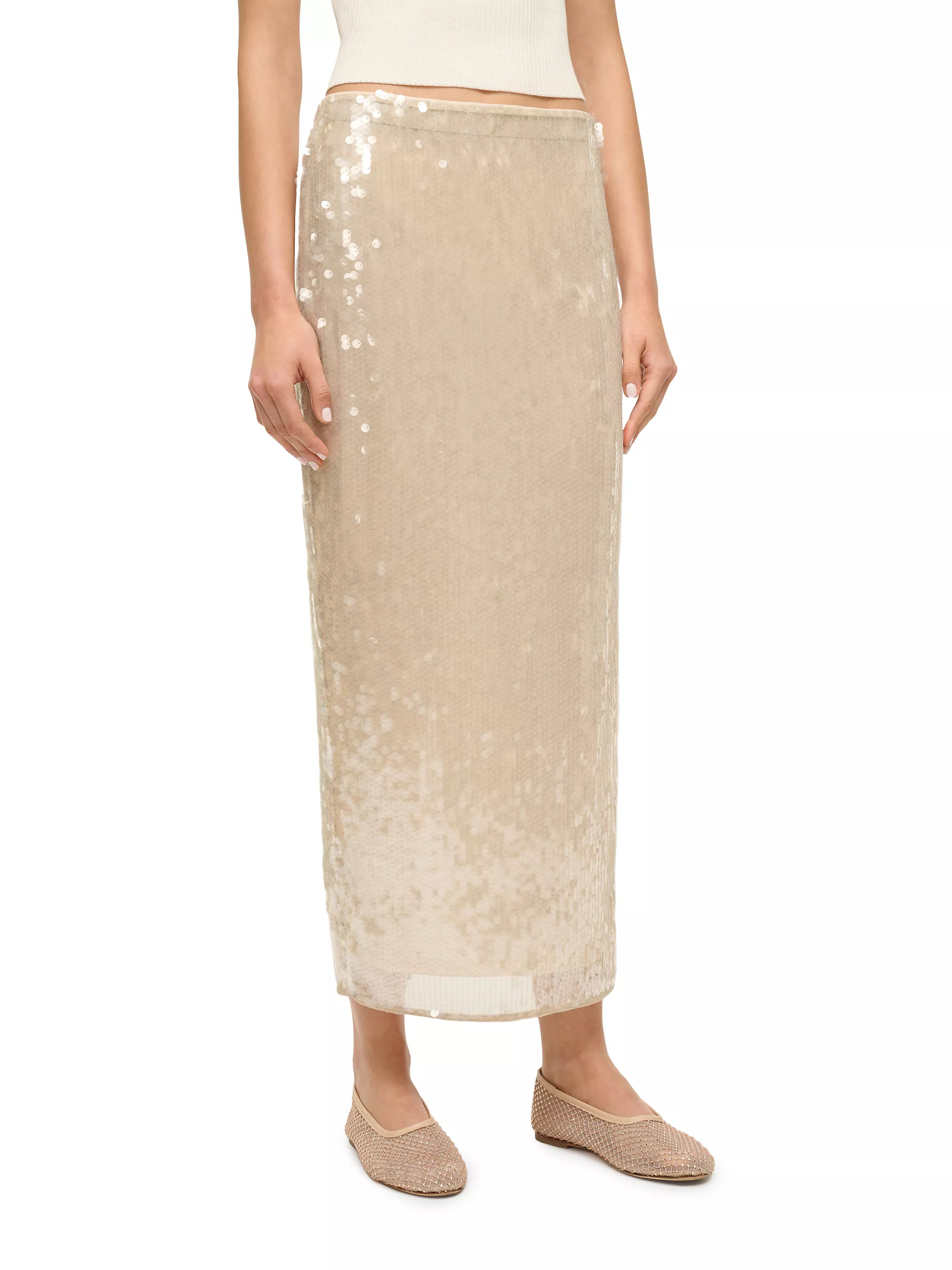 Casey Sequin Maxi Skirt | Saks Fifth Avenue
