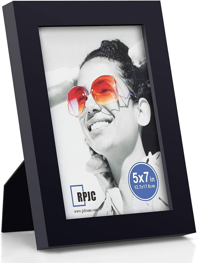 RPJC 5x7 Picture Frames Made of Solid Wood High Definition Glass for Table Top Display and Wall M... | Amazon (US)