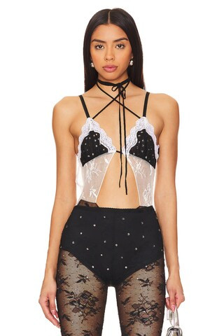 Aniye Records Jail Body in Black from Revolve.com | Revolve Clothing (Global)