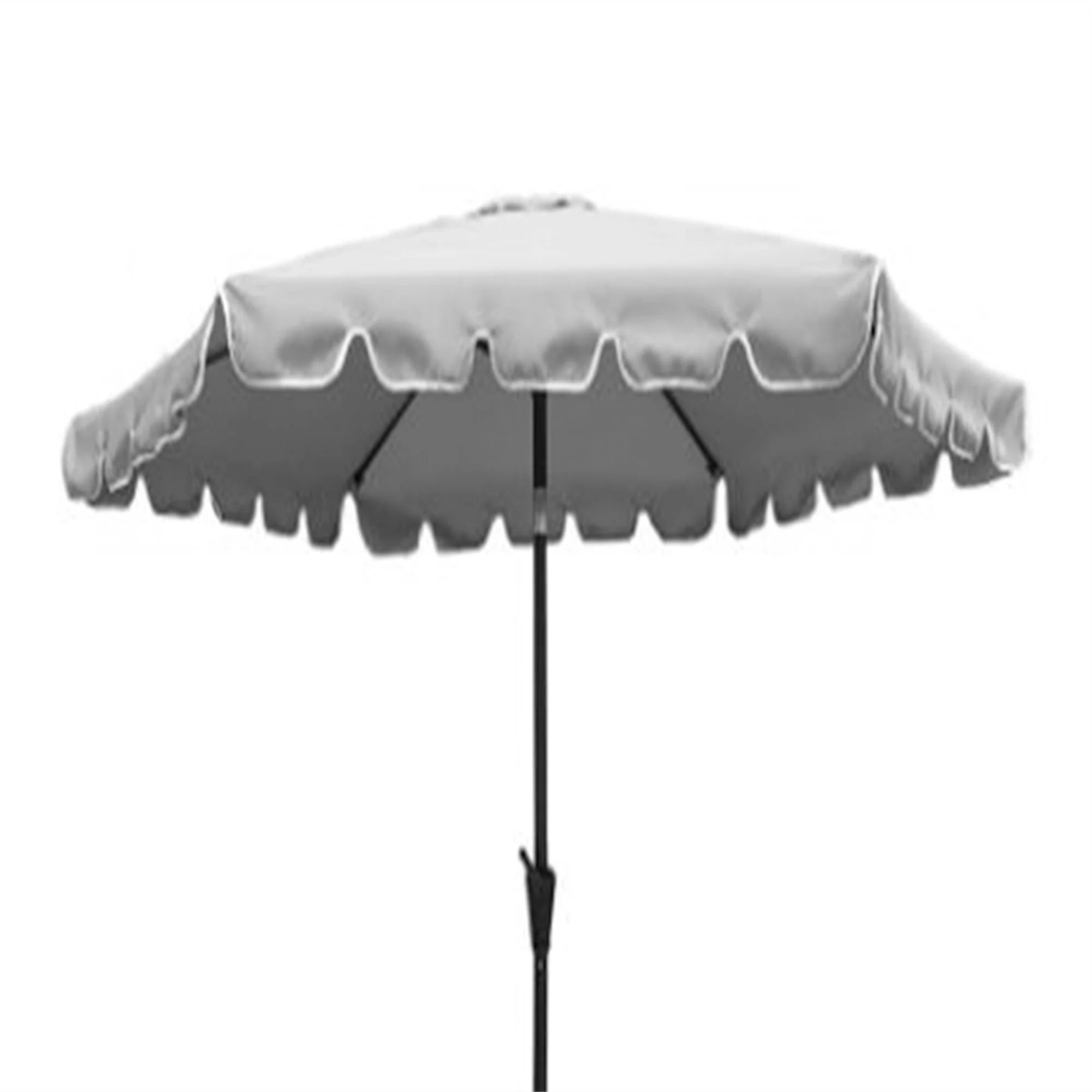Cfowne Pole Scalloped Umbrella with Carry Bag, 9 Foot Tilting Outdoor Market Umbrella for Pool De... | Walmart (US)