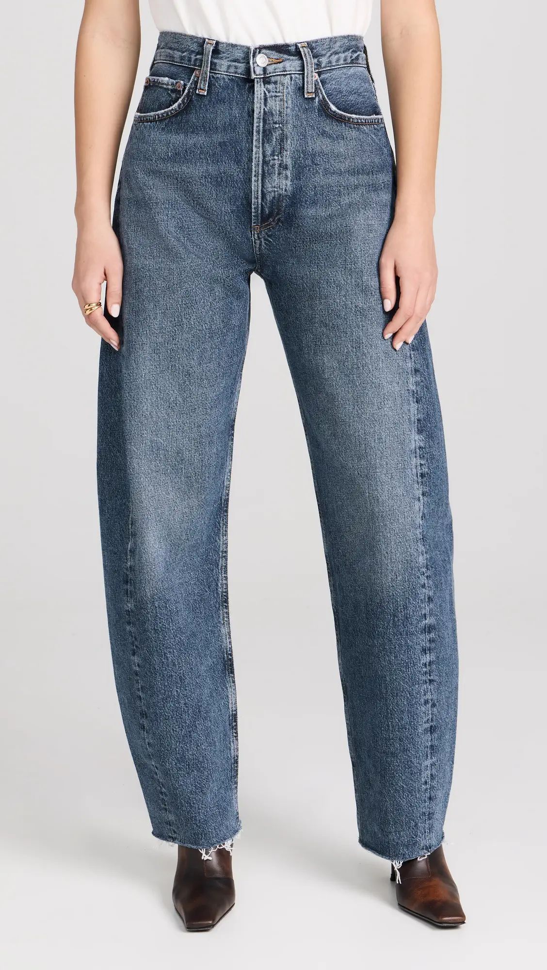 AGOLDE Luna Pieced Jeans | Shopbop | Shopbop