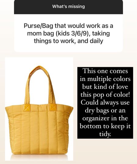 Mom bag option that can also be used at work  

#LTKFind #LTKsalealert #LTKunder50