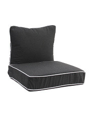 Indoor Outdoor Deep Seat Cushion Set With Piped Edges | Throw Pillows | Marshalls | Marshalls