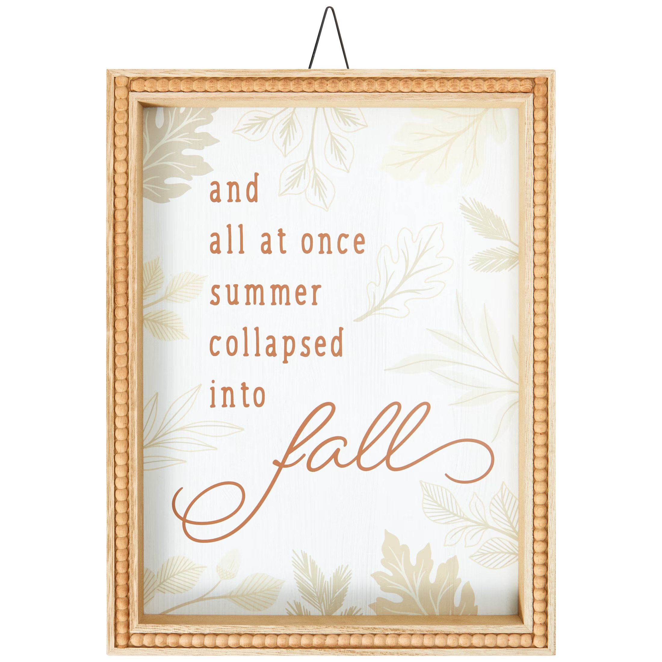 Fall, Harvest Hanging Sign Decoration, Summer Into Fall, 13 inch tall, Adult, by Way to Celebrate | Walmart (US)