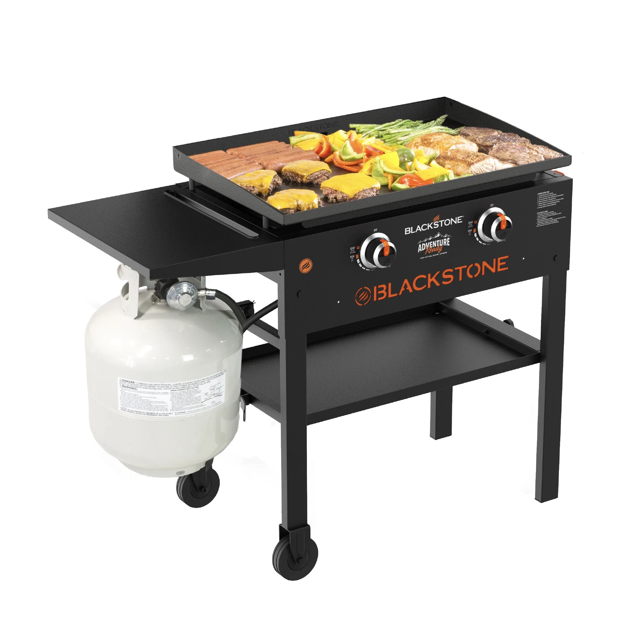 Blackstone Adventure Ready 2-Burner 28" Propane Griddle with Foldable Locking Legs - Walmart.com | Walmart (US)