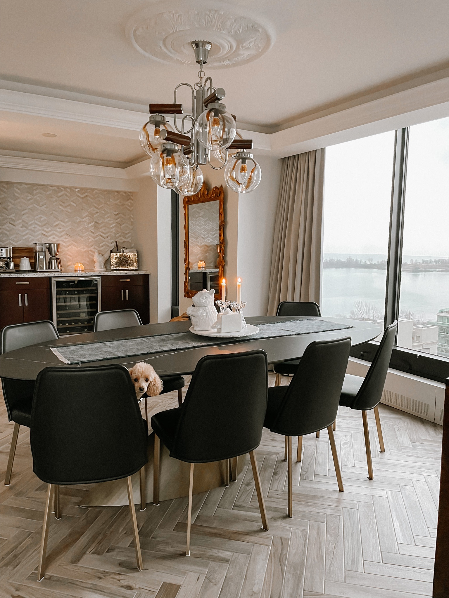 After being in our home for nearly 2 years, the dining room is truly coming together. This is in big part due to the vintage mirror I recently found at an Estate Sale. There are of course some finishing touches I’d love to add to this space, like shelving in the bar area. The great thing about decor is it’s never done and can always be changed. 

Linking the details here! 

#LTKstyletip #LTKhome
